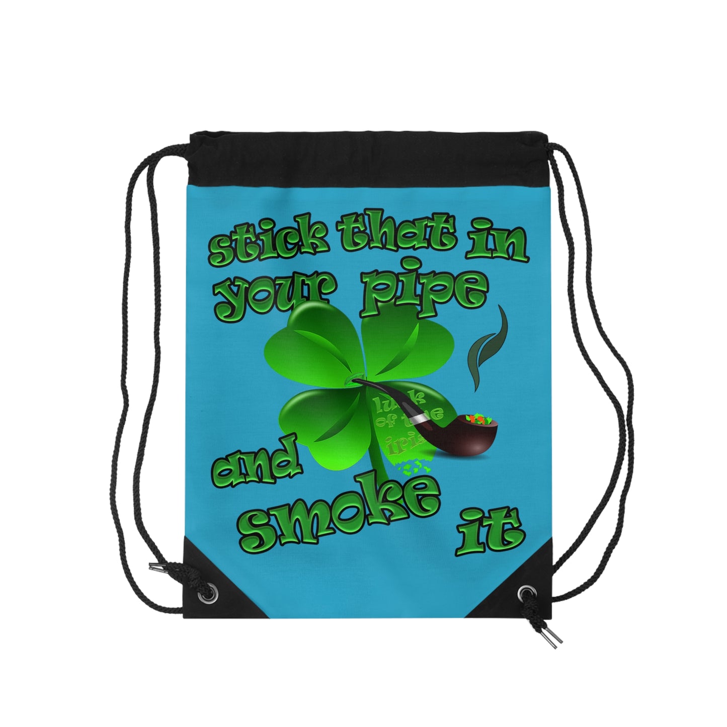 celtics logo - Drawstring Bag (turquoise)