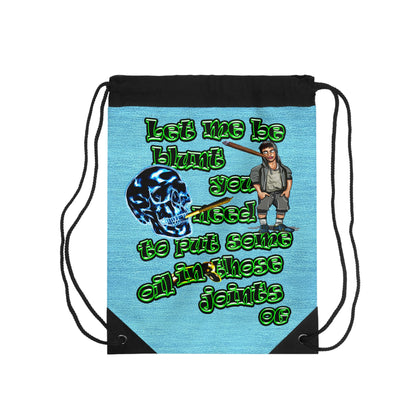 og - Drawstring Bag (faded blue)