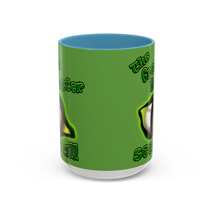 green monster - Accent Mug (green)