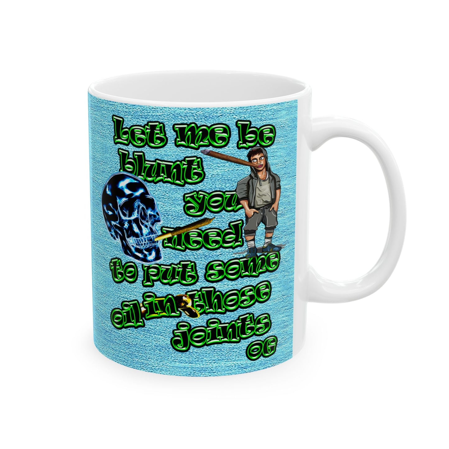 og - White Mug (faded blue)