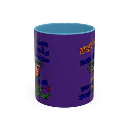 high noon - Accent Mug (purple)