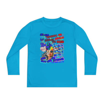 drop the beat - Youth Long Sleeve Competitor Tee