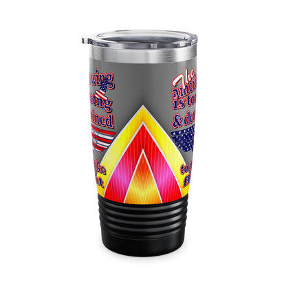 american wing - Ringneck Tumbler, 20oz (rainbow split)