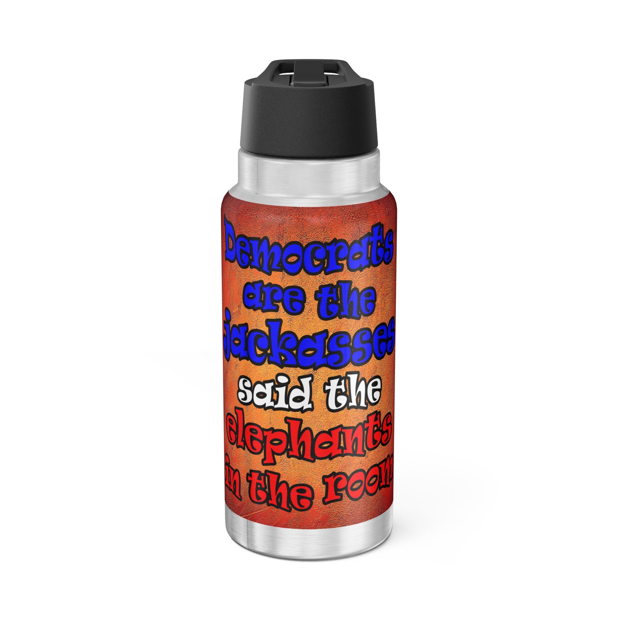 donkeys and elephants - Gator Tumbler, 32oz  (burnt orange)