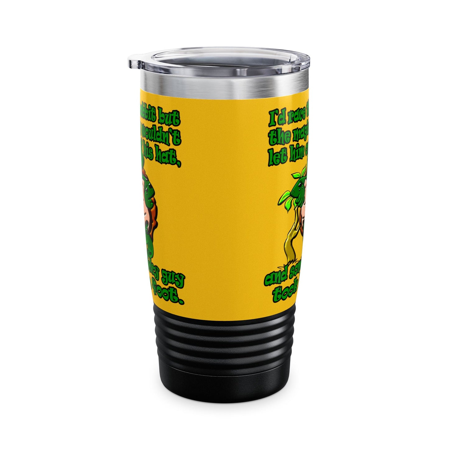 turtle race - Ringneck Tumbler, 20oz (yellow)