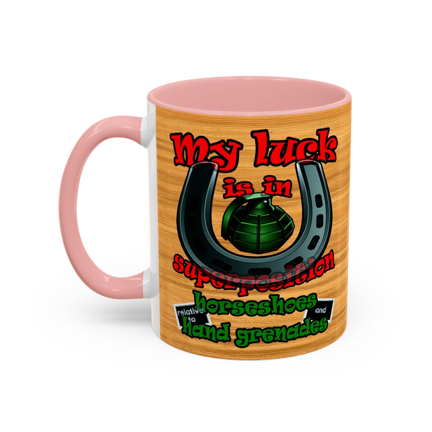my luck - Accent Mug (butterscotch wood finish)