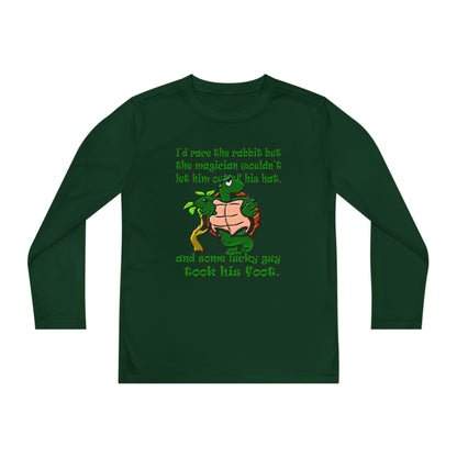 turtle race - Youth Long Sleeve Competitor Tee