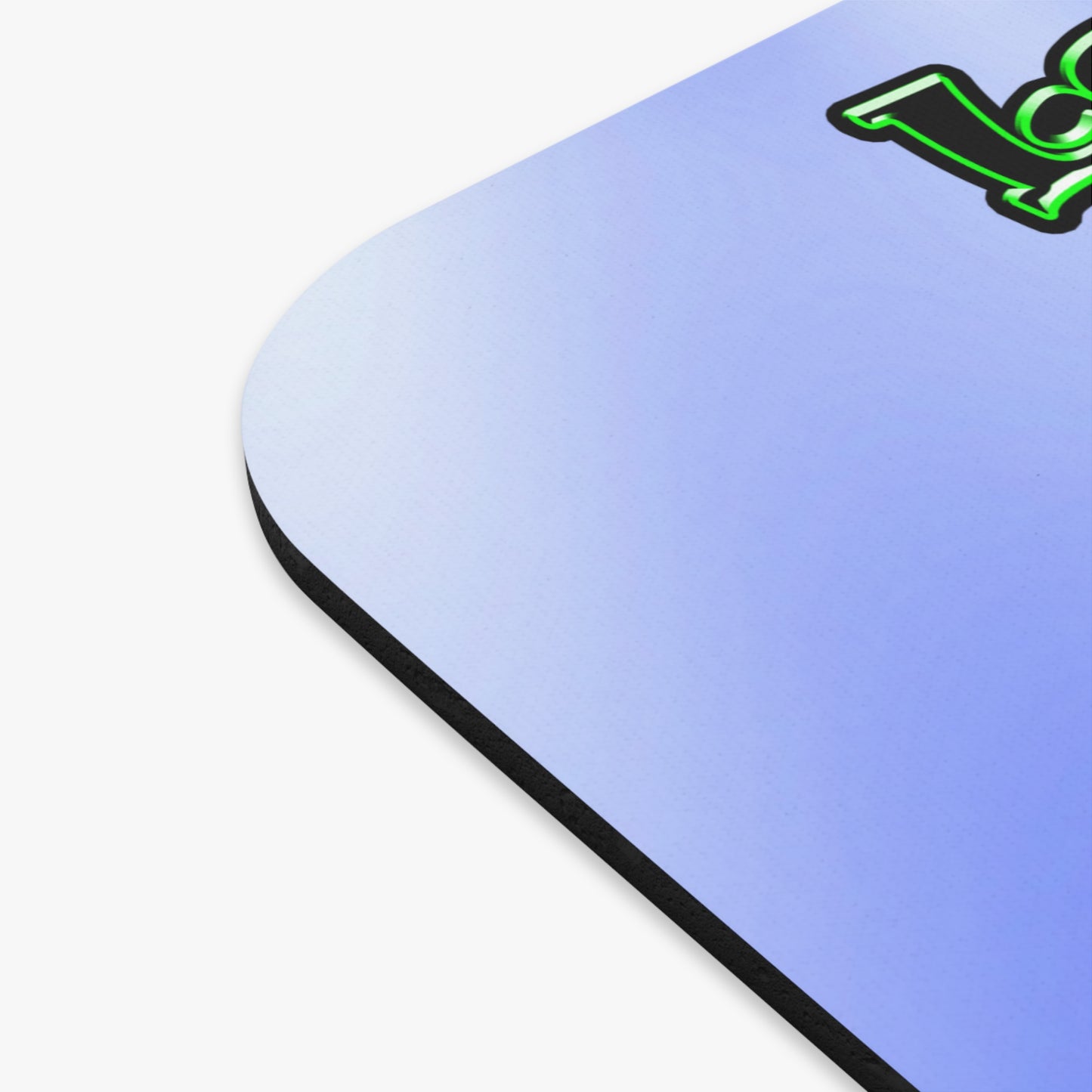 og - Mouse Pad (Rectangle) (blue-white wave)