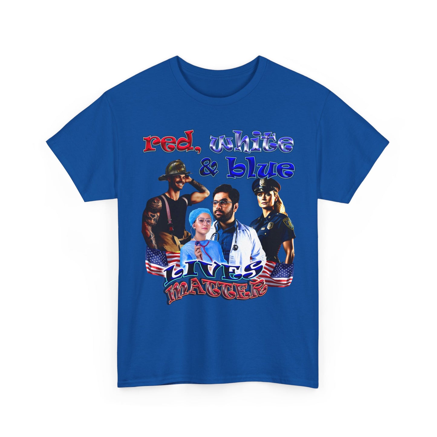 rw&b lives matter - Unisex Heavy Cotton Tee