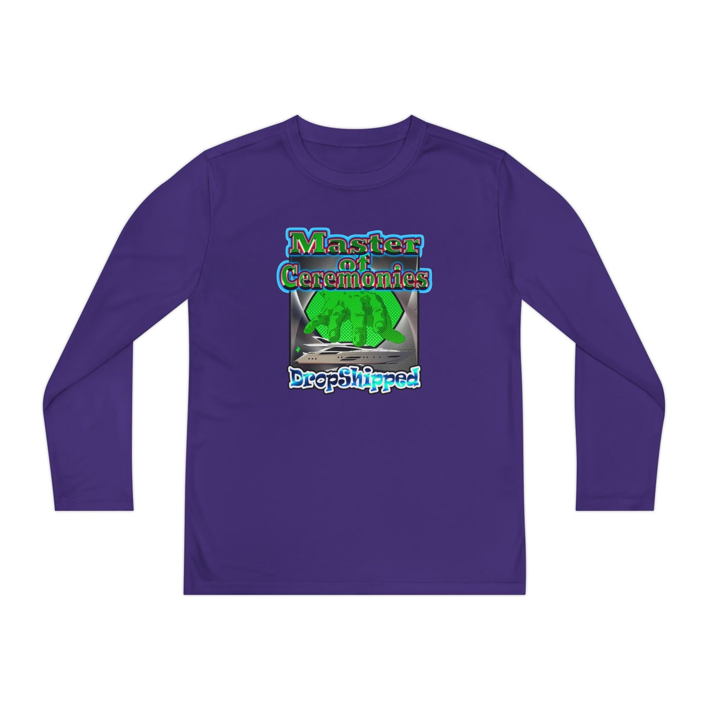 logo - Youth Long Sleeve Competitor Tee