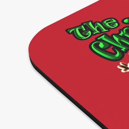 christmas spirits of boston - Mouse Pad (Rectangle) (dark red)