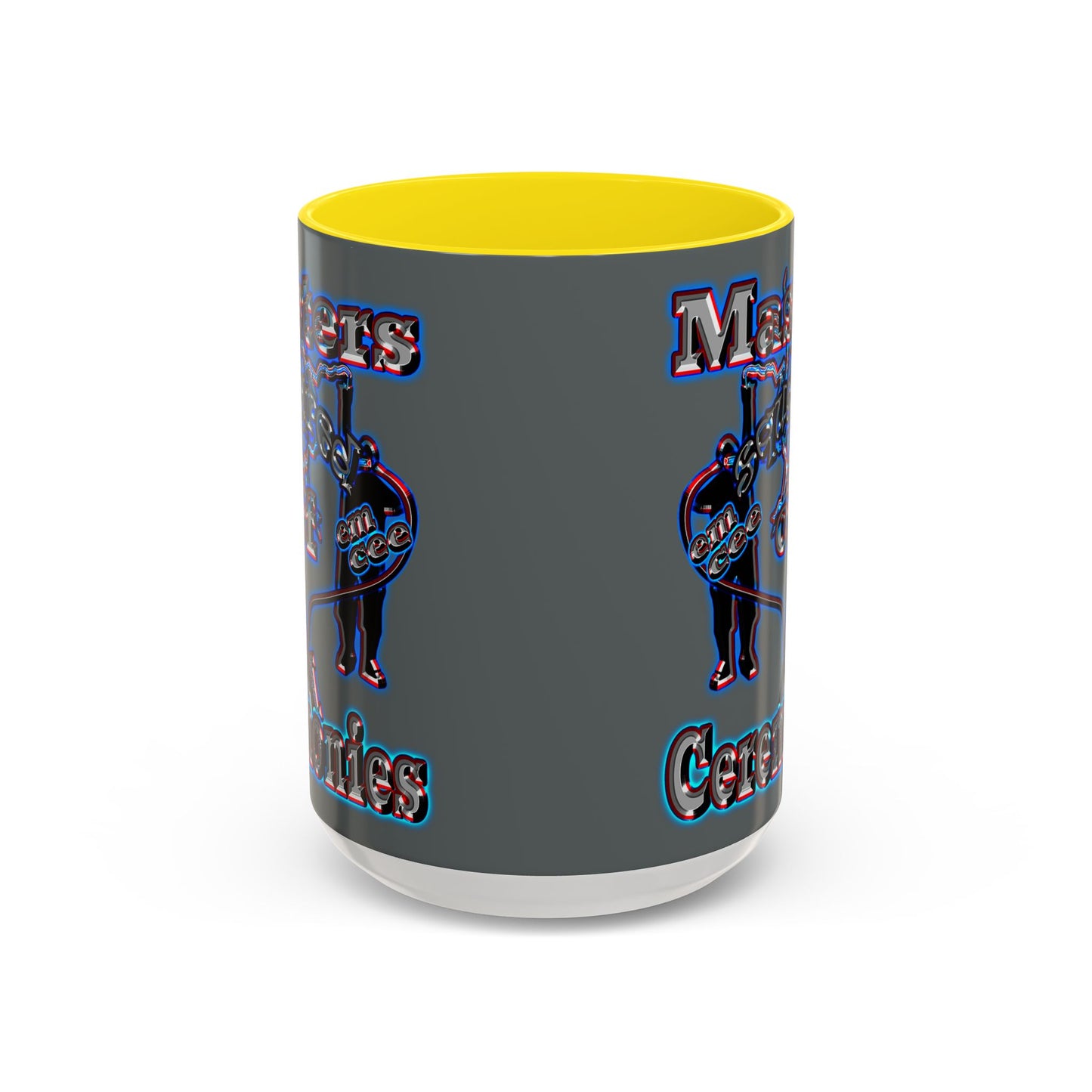 em cee squared - Accent Mug (dark grey)