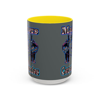 em cee squared - Accent Mug (dark grey)