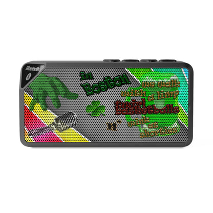 celtics logo - Jabba Bluetooth Speaker (rainbow split)