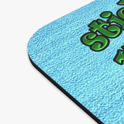 stick that in your pipe and smoke it - Mouse Pad (Rectangle) (faded blue)