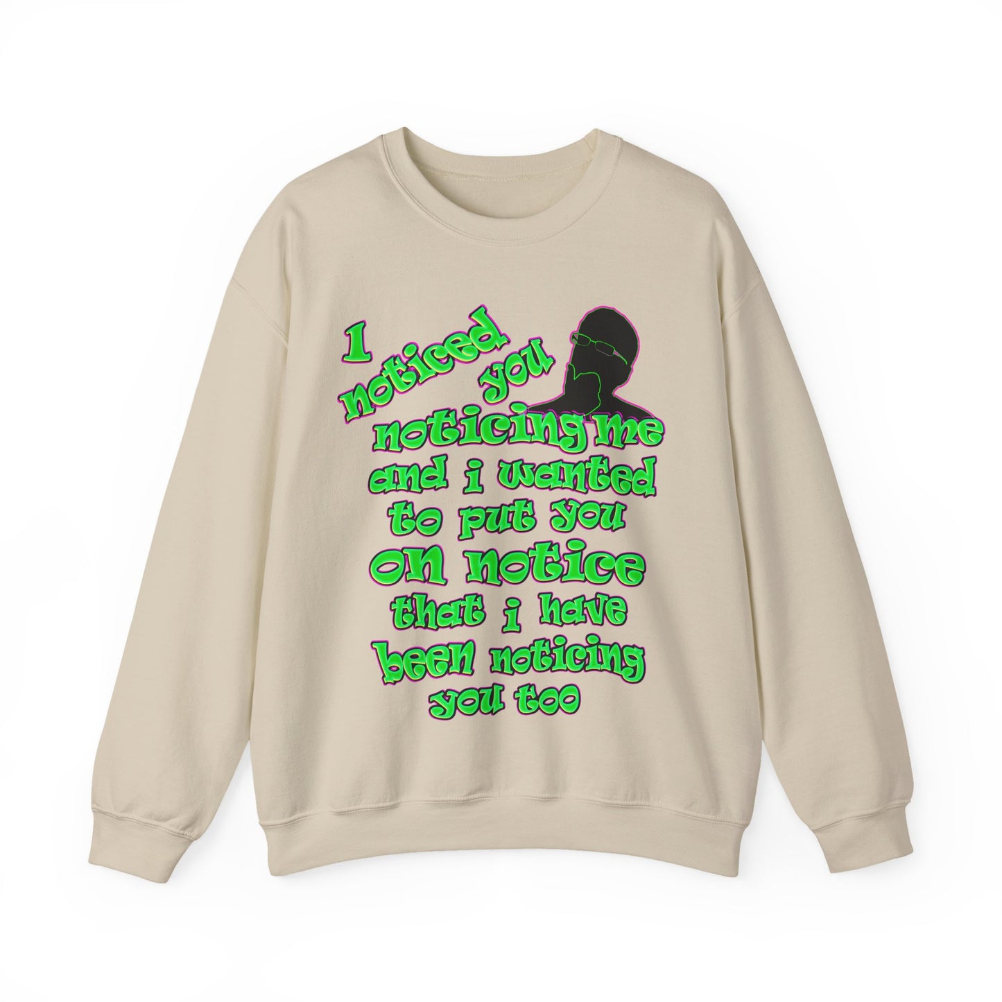 noticed you noticing - Unisex Heavy Blend™ Crewneck Sweatshirt