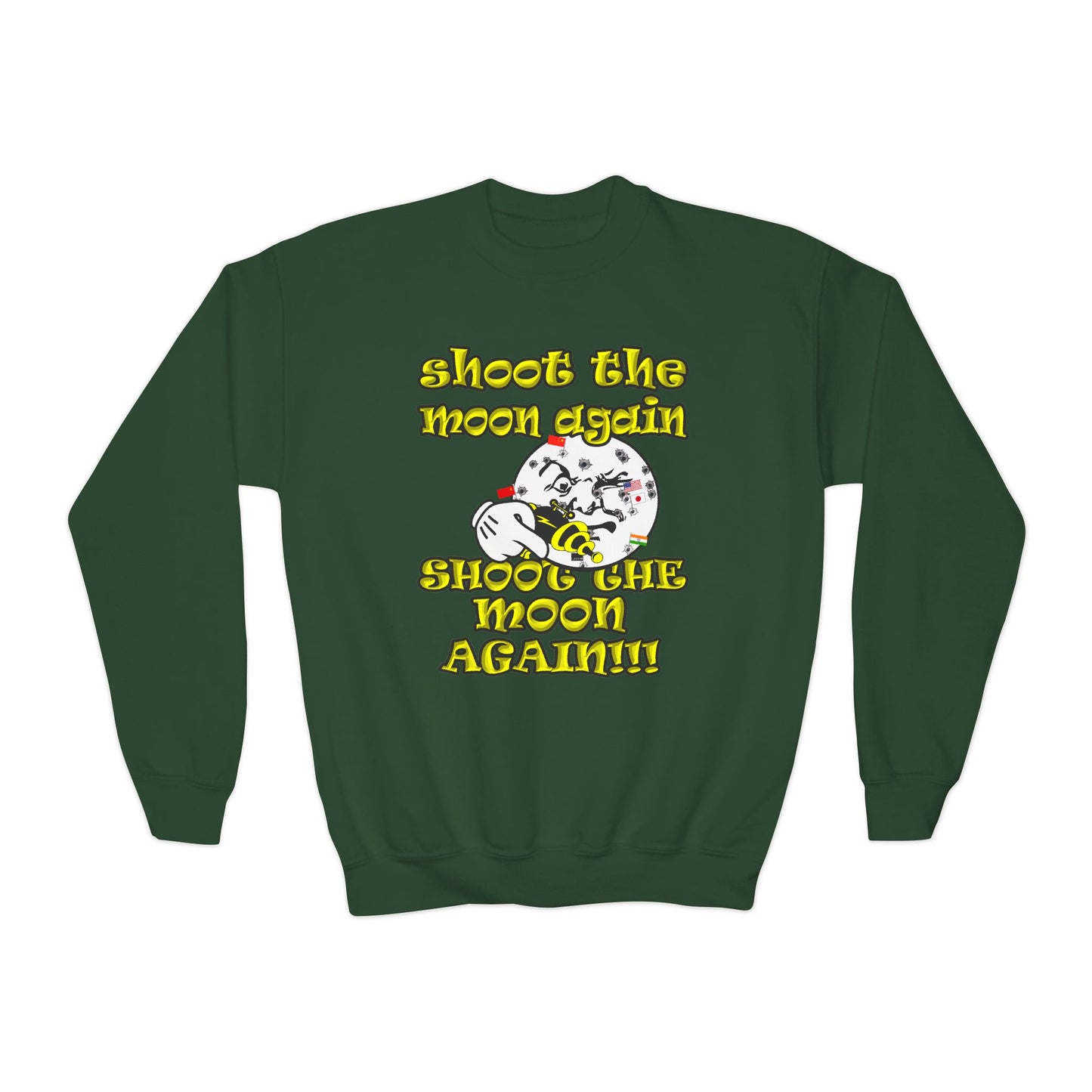 shoot the moon again - Youth Crewneck Sweatshirt