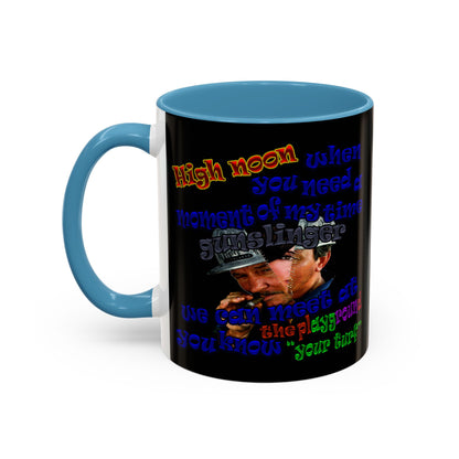 high noon - Accent Mug (black)