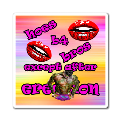 hoes b4 bros - Magnets - (color blur)