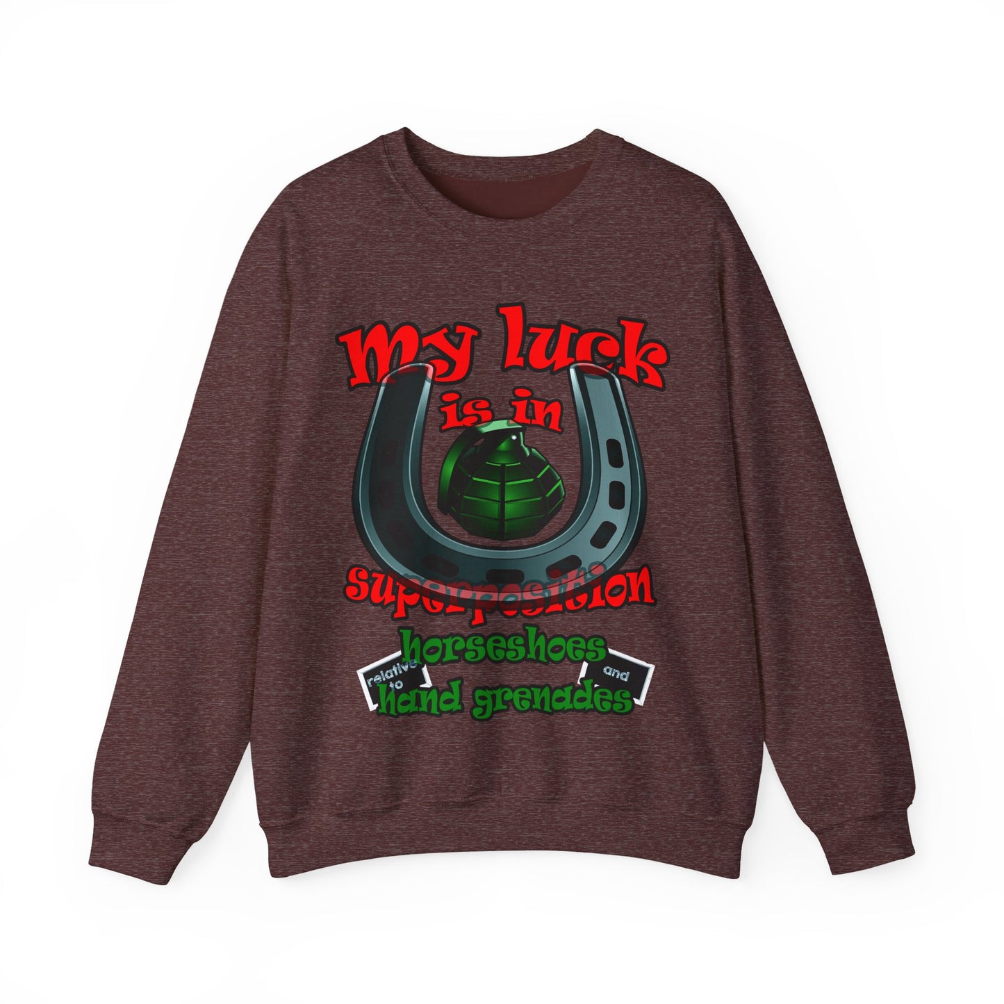 my luck - Unisex Heavy Blend™ Crewneck Sweatshirt