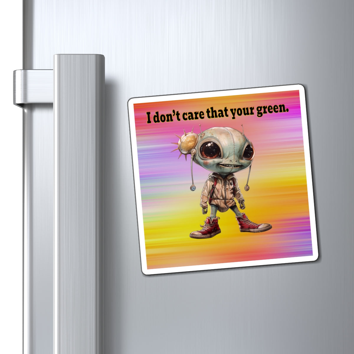 I don't care that your green - Magnets - (color blur)