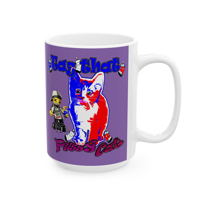 tag that - White Mug (light purple)