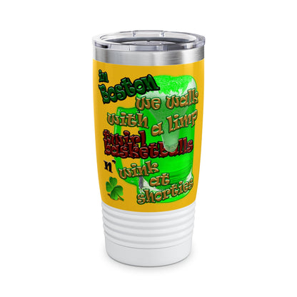 celtics logo - Ringneck Tumbler, 20oz (yellow)