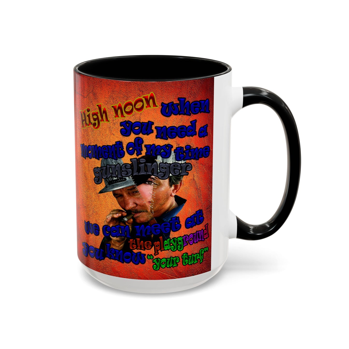 high noon - Accent Mug (burnt orange)