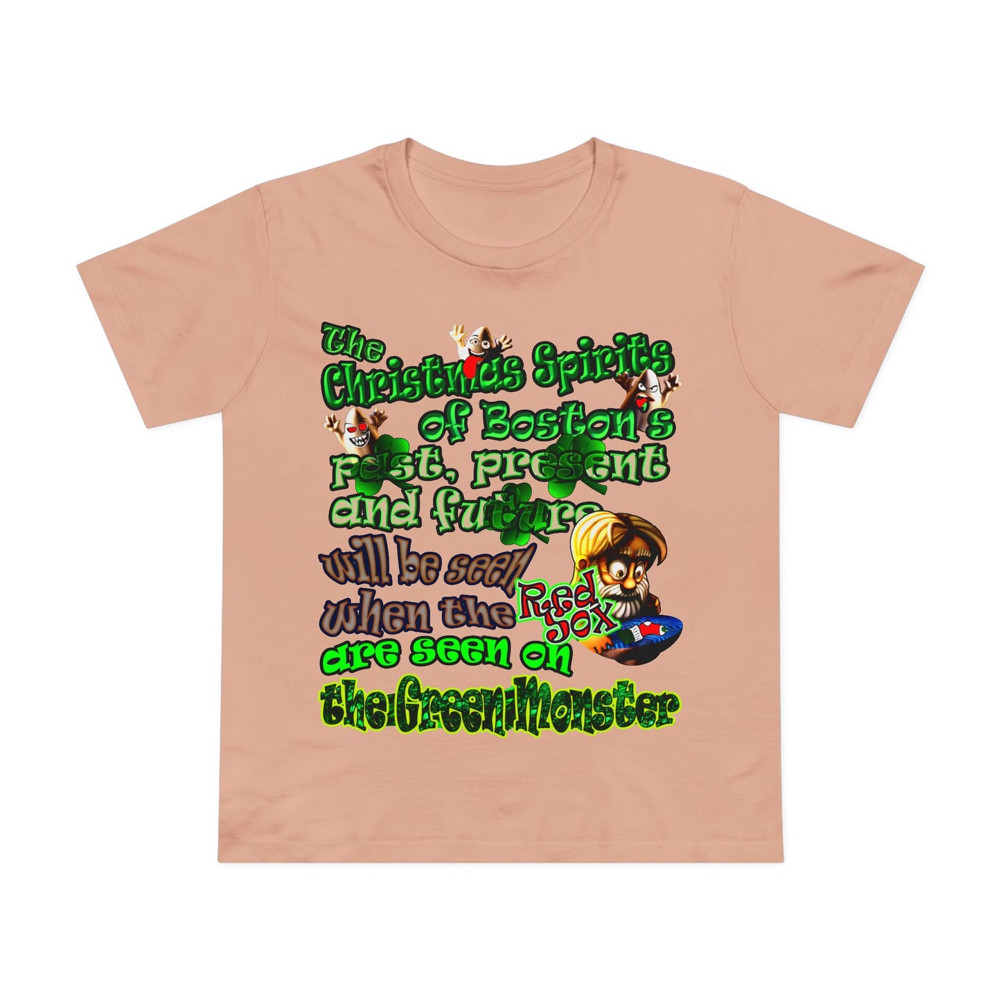 christmas spirits of boston - Women’s Maple Tee