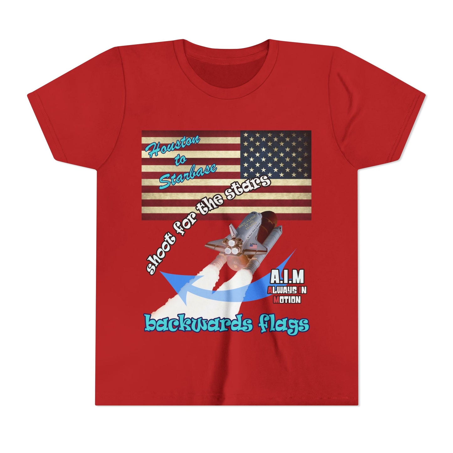 shoot for the stars - Youth Short Sleeve Tee