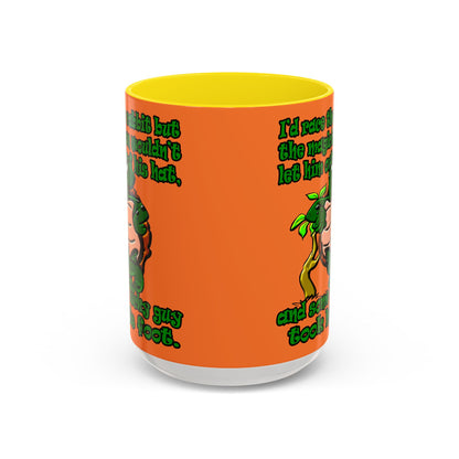 turtle race - Accent Mug (crusta)