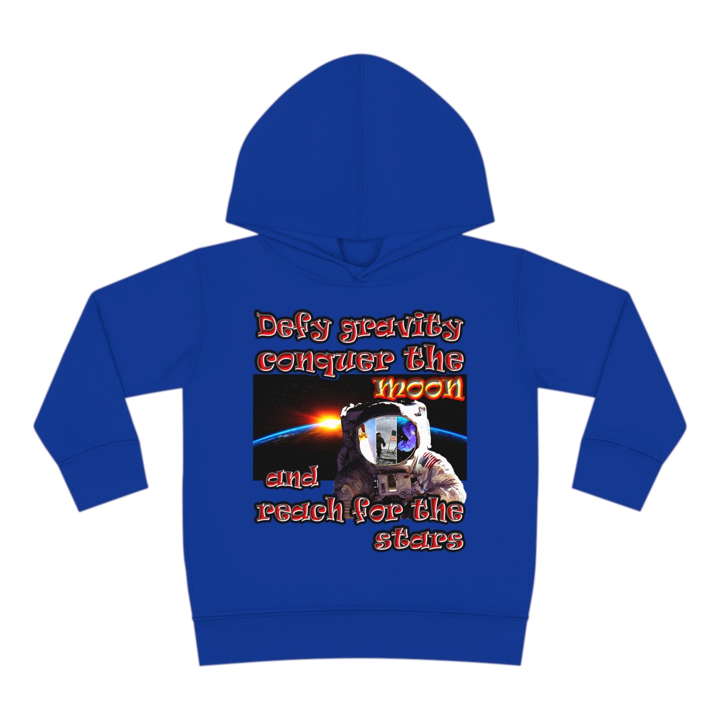 defy conquer reach - Toddler Pullover Fleece Hoodie
