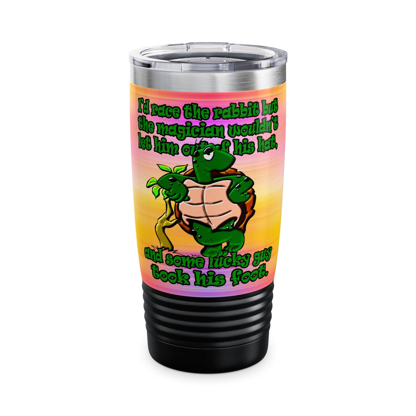 turtle race - Ringneck Tumbler, 20oz (color blur)