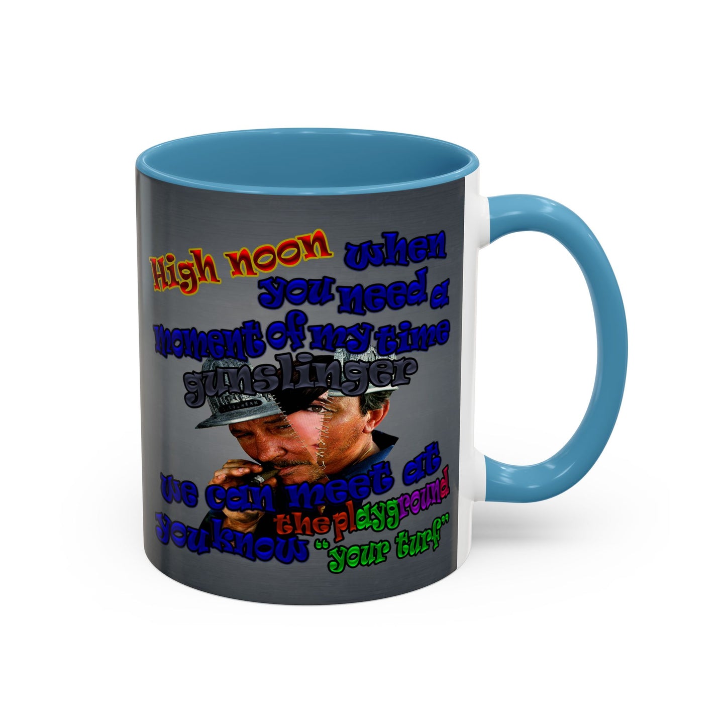 high noon - Accent Mug (grey-light grey)