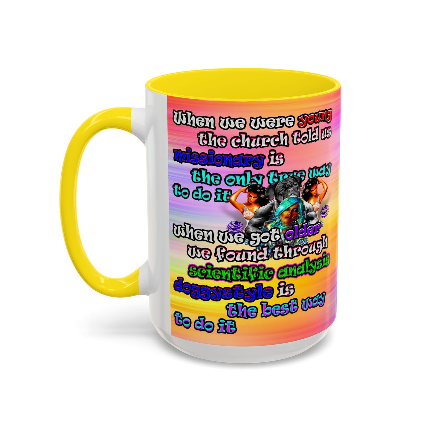 doggystyle - Accent Mug (color blur)