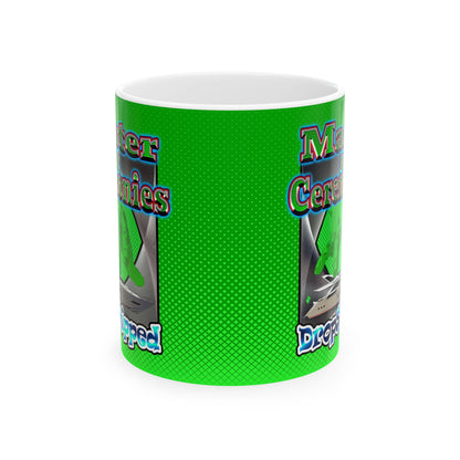 logo - White Mug (logo green)