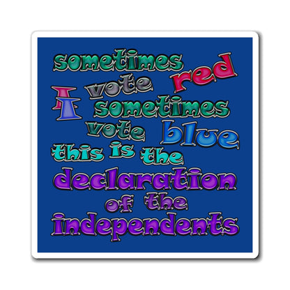 declaration of the independents - Magnets - (dark blue)