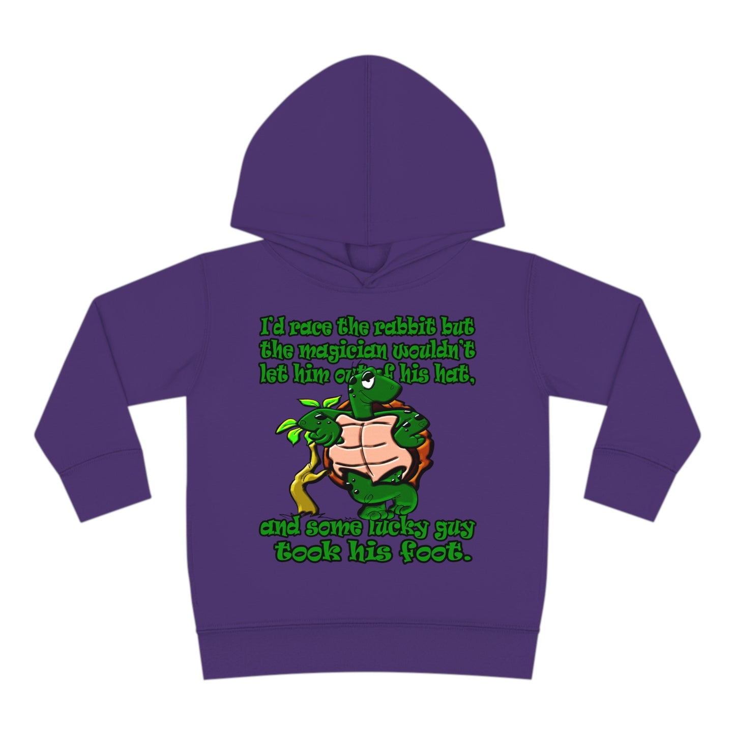 turtle race - Toddler Pullover Fleece Hoodie
