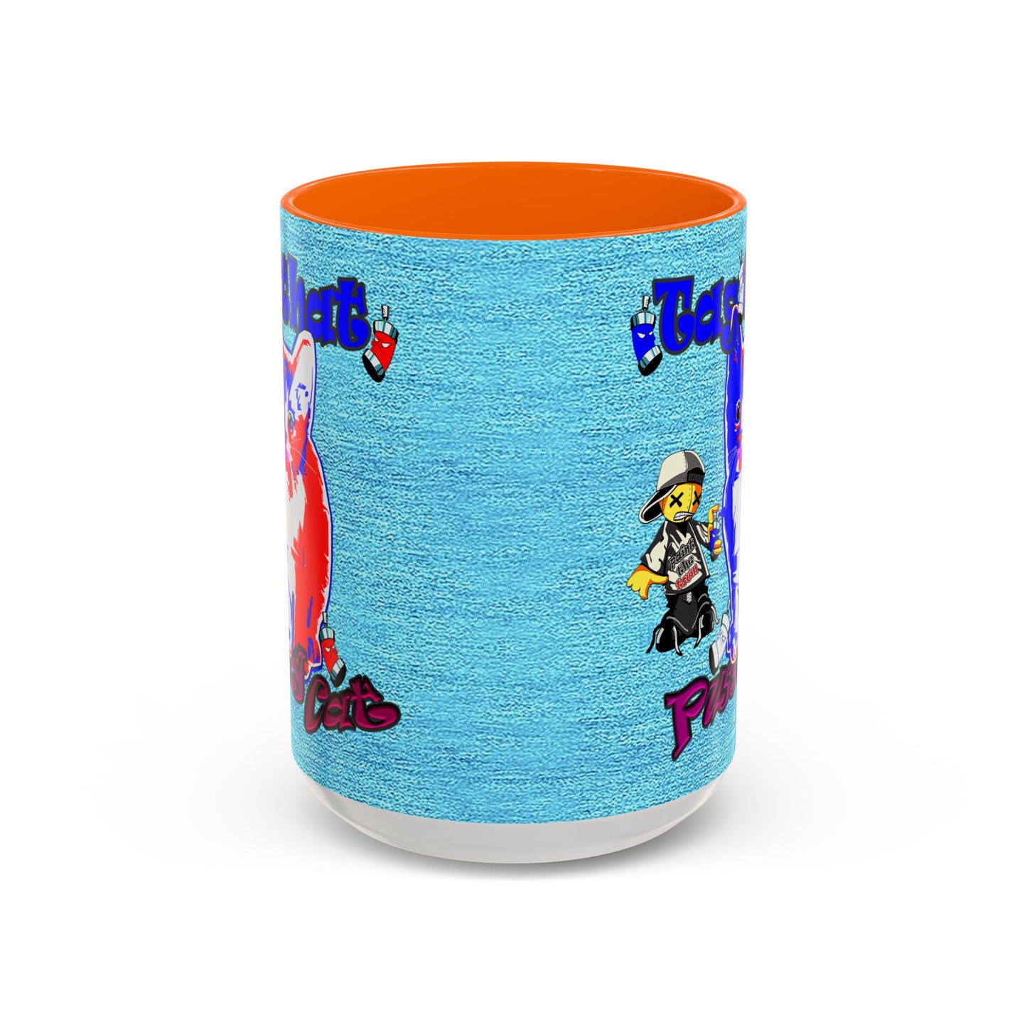 tag that - Accent Mug (faded blue)