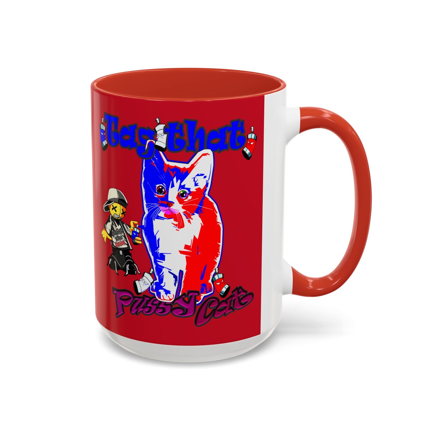 tag that - Accent Mug (dark red)