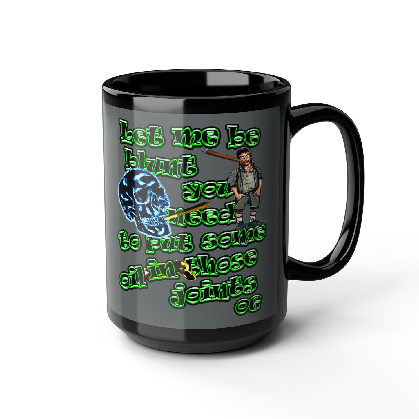 og - Black Mug (dark grey)