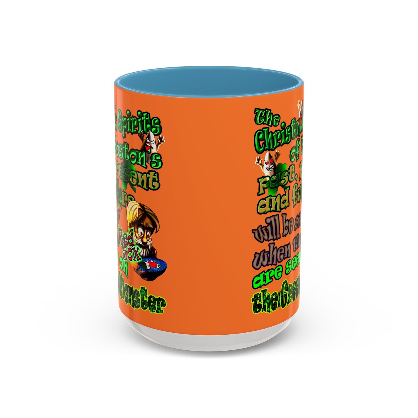christmas spirits of boston - Accent Mug (crusta)