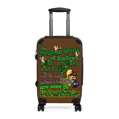 christmas spirits of boston - Suitcase (brown)