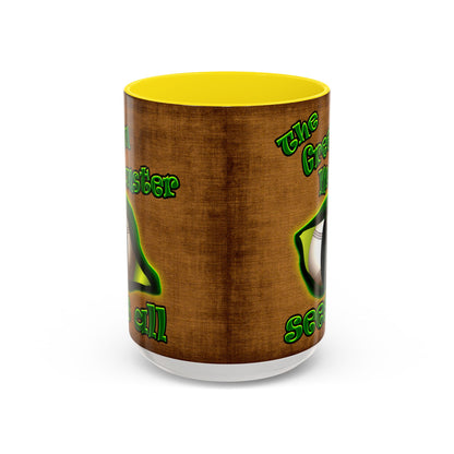 green monster - Accent Mug (brown papyrus)