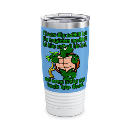 turtle race - Ringneck Tumbler, 20oz (light blue)