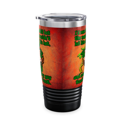 turtle race - Ringneck Tumbler, 20oz (burnt orange)