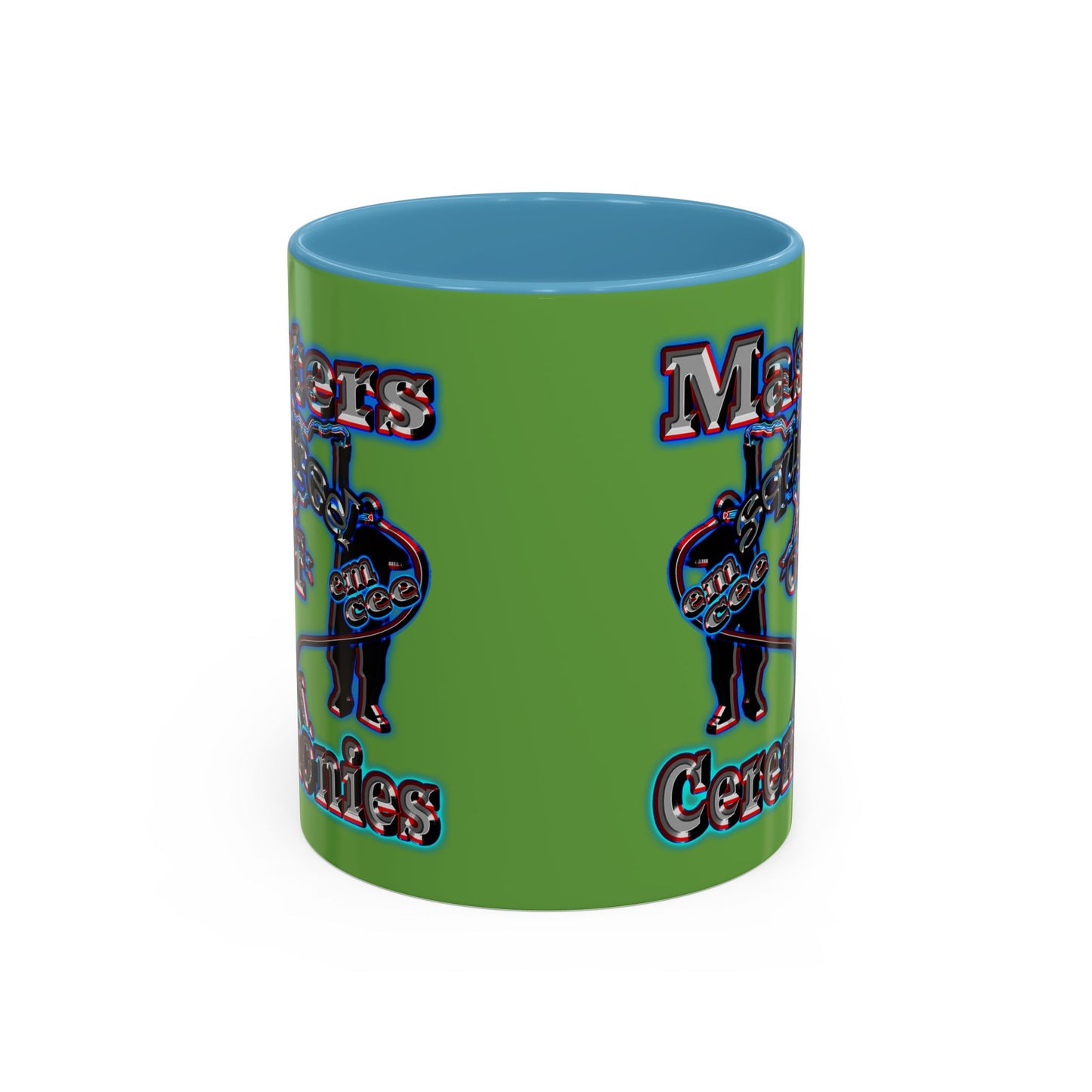 em cee squared - Accent Mug (green)