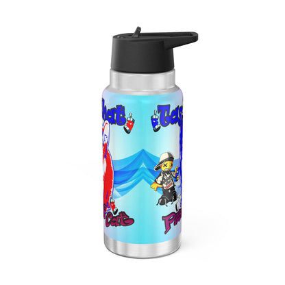 tag that - Gator Tumbler, 32oz  (light blue-pink wave)