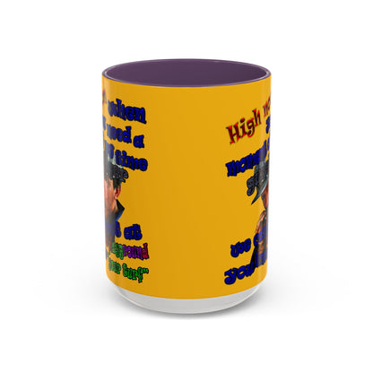 high noon - Accent Mug (yellow)