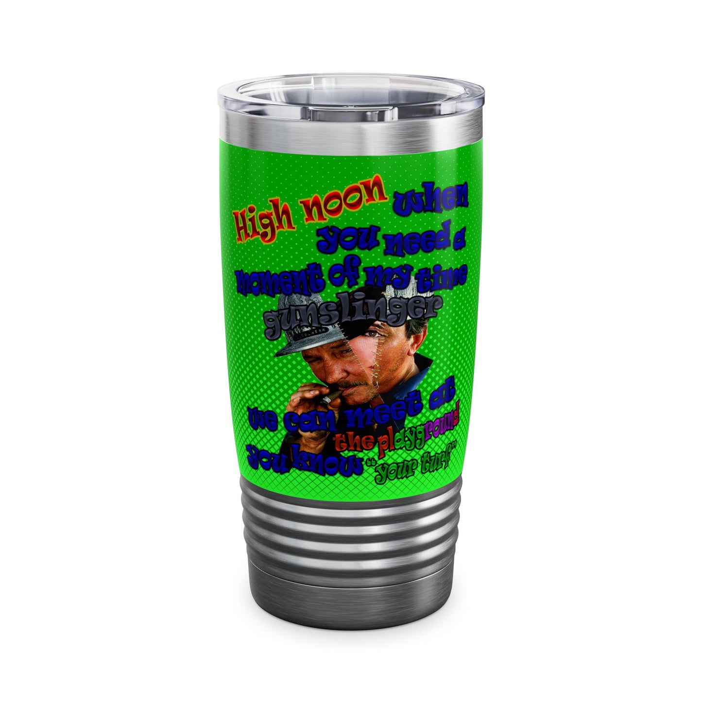 high noon - Ringneck Tumbler, 20oz (logo green)